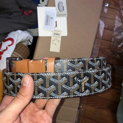 goyard belt luxury